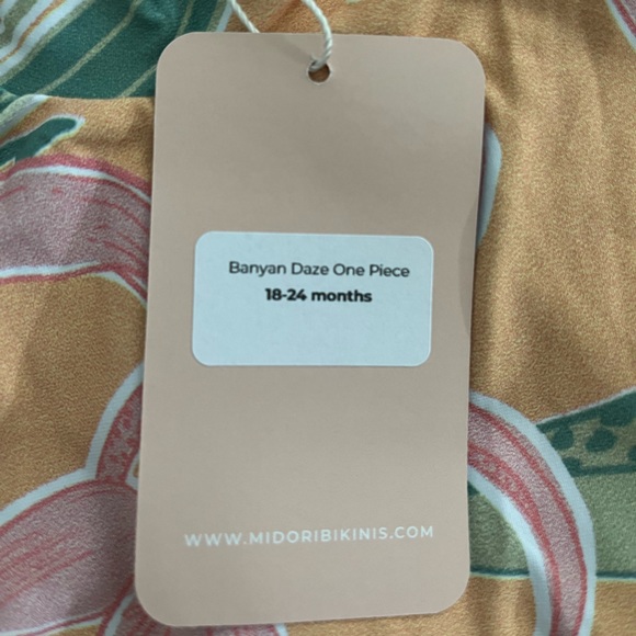 NWT. Midori Toddler Girl’s One Piece Swim - Picture 4 of 4